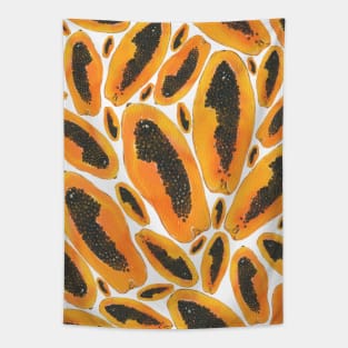 papaya pattern Tapestry