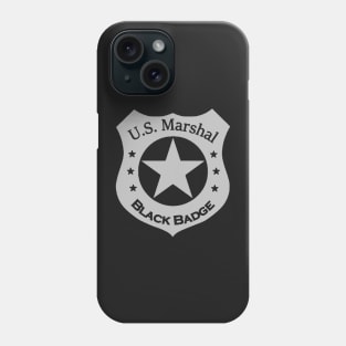 Wynonna Earp U.S. Marshal black badge division Phone Case