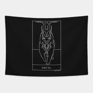 Devil dinosaur diabloceratops tarot Tapestry