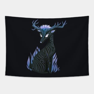 Deer Purple Tapestry