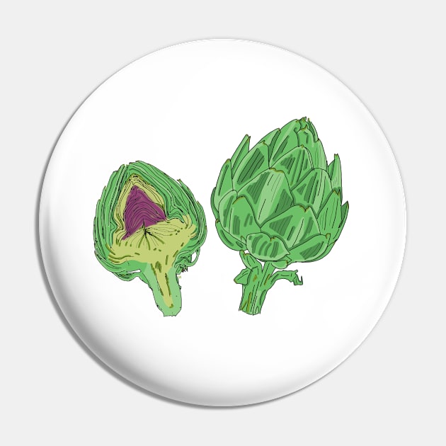 artichokes digital painting Pin by Katherine Montalto