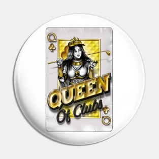 Queen of Clubs Pin