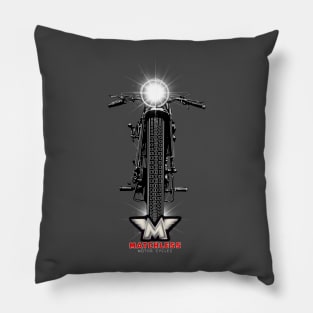 Vintage Matchless Motorcycle Design By MotorManiac Pillow