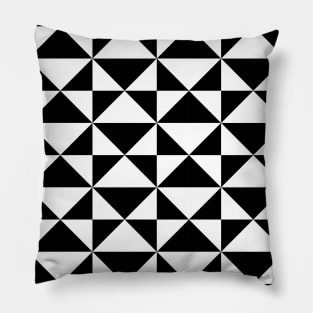 black and white Pillow