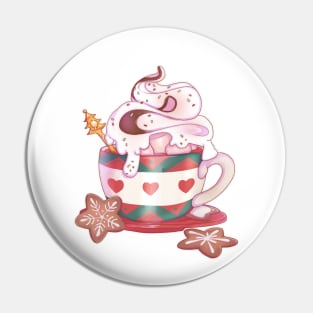 Cup of hot chocolate Pin