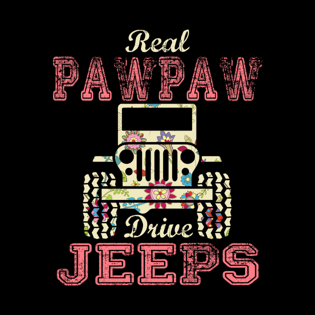 Real Papaw Drive Jeeps Cute Flower Jeep Floral Jeeps Women/Kid Jeep Lover Jeep Girl by Nancie