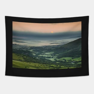 Glyn Tarell from Craig Cerrig-gleisiad, Brecon Beacons National Park, Wales Tapestry