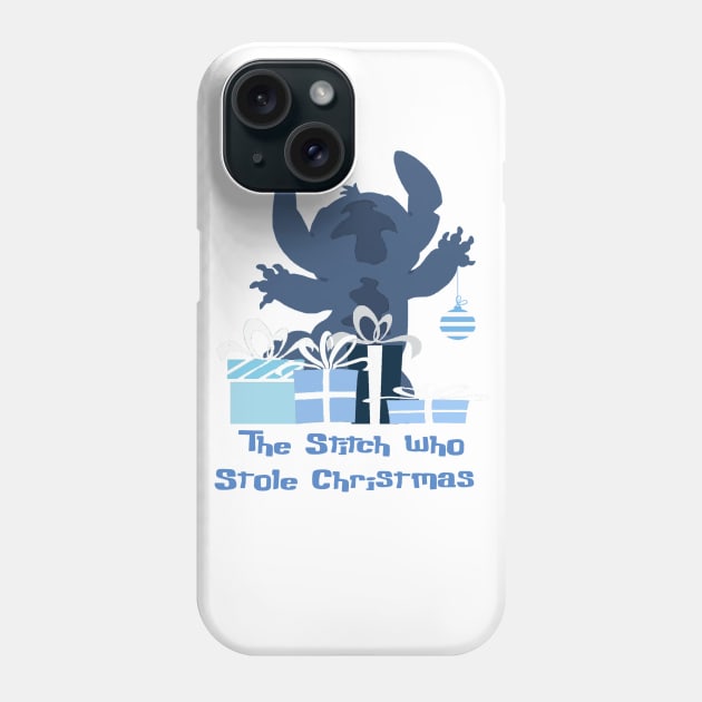 The Stitch who stole Christmas Phone Case by magicmirror