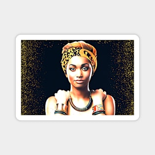 Golden Melanin  (Black Goddess) Magnet