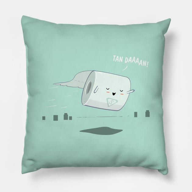 Tissue to the rescue Pillow by downsign