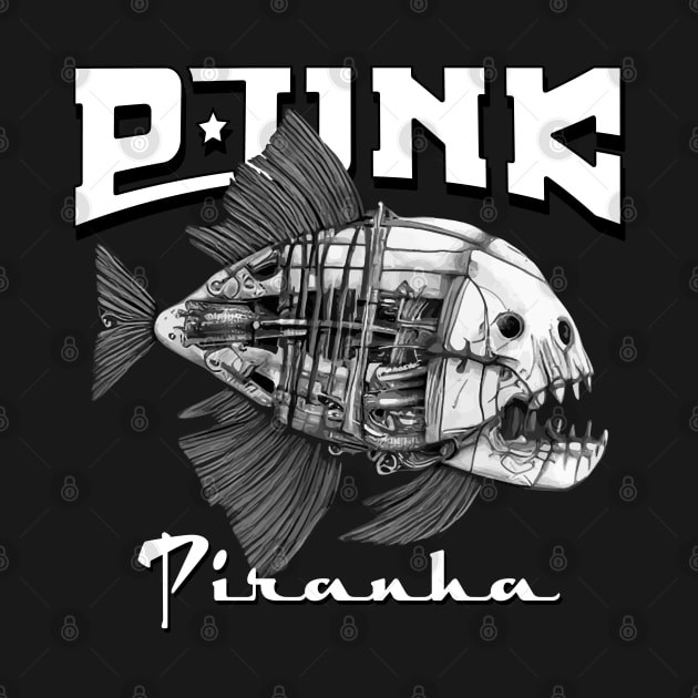 PUNK Piranha by Fuckinuts