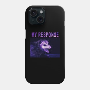 Purple Possum Response Phone Case