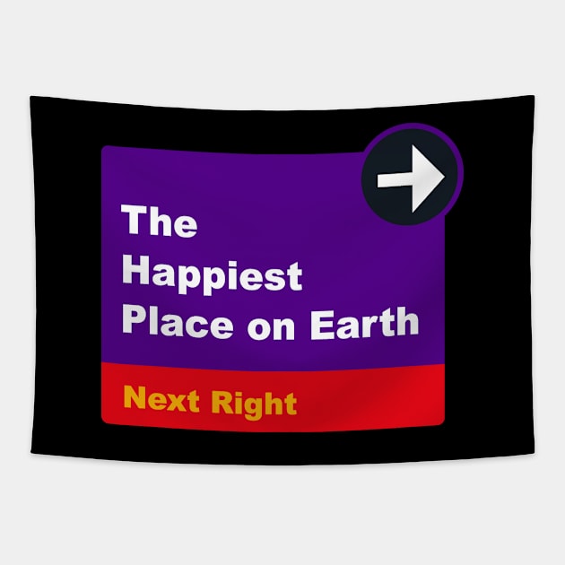 The Happiest Place on Earth Tapestry by princessdesignco