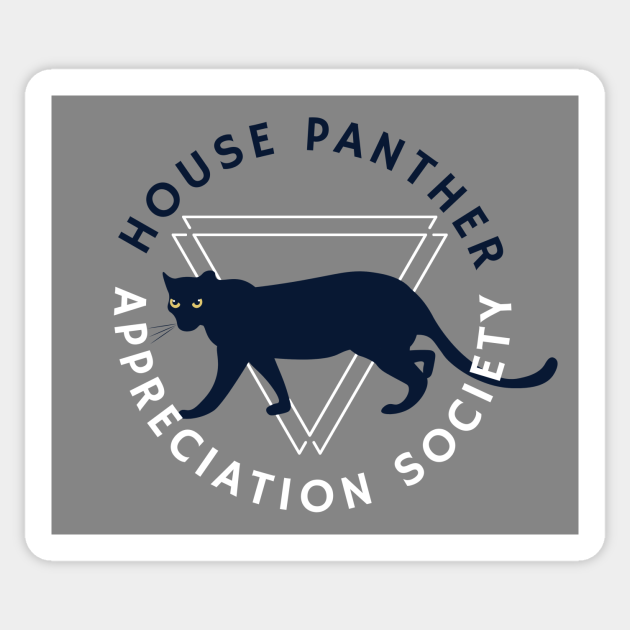House Panther Appreciation Society - Black Cat - Sticker