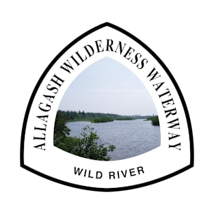 Allagash Wilderness Waterway Wild River trail marker T-Shirt