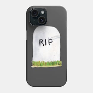 Watercolor Gravestone Phone Case