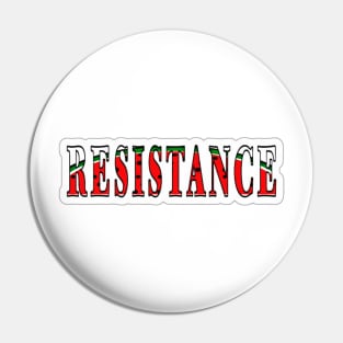 Watermelon Resistance - Sticker - Front Pin