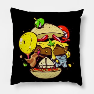 Food zombies Pillow