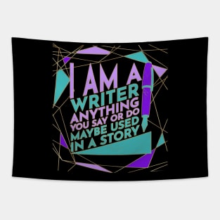 I Am A Writer Tapestry