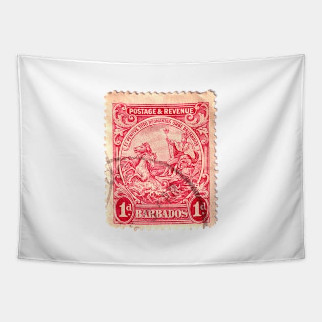 Barbados stamp, 1925 Tapestry by rogerstrawberry