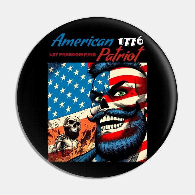 American Patriot Let Freedom Ring Pin by in Image