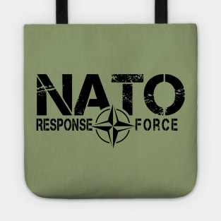NATO Response Force  (black logo) Tote