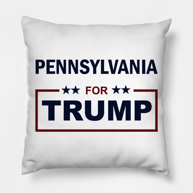 Pennsylvania for Trump Pillow by ESDesign