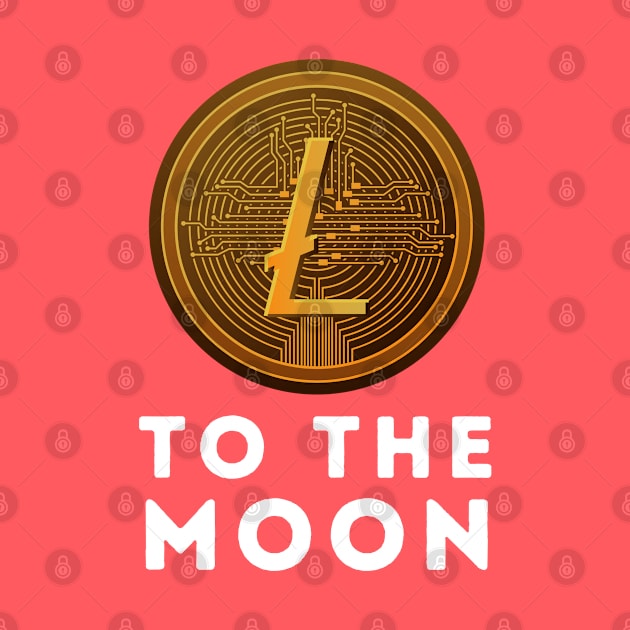 Litecoin to the Moon by blueduckstuff