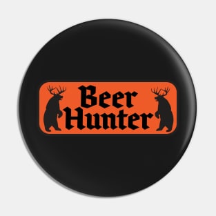 Beer Hunter Orange Pin