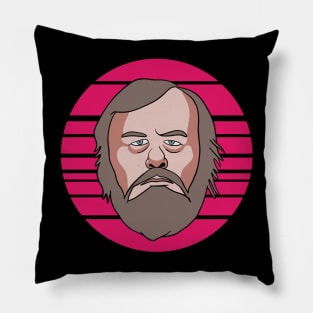 Slavoj Zizek - 80s Sunset Pillow