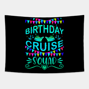 Festive My Birthday Cruise Ship Party Tapestry