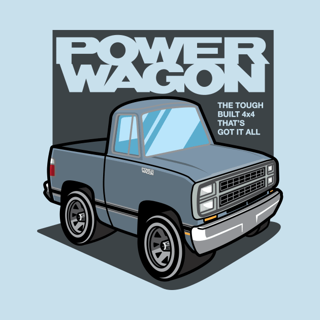 Frost Blue Metallic - Power Wagon (1980) by jepegdesign