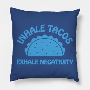 Inhale Tacos Pillow