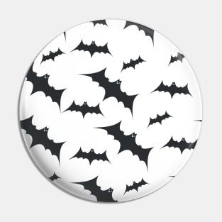 Halloween Bats Flying Pattern Pin