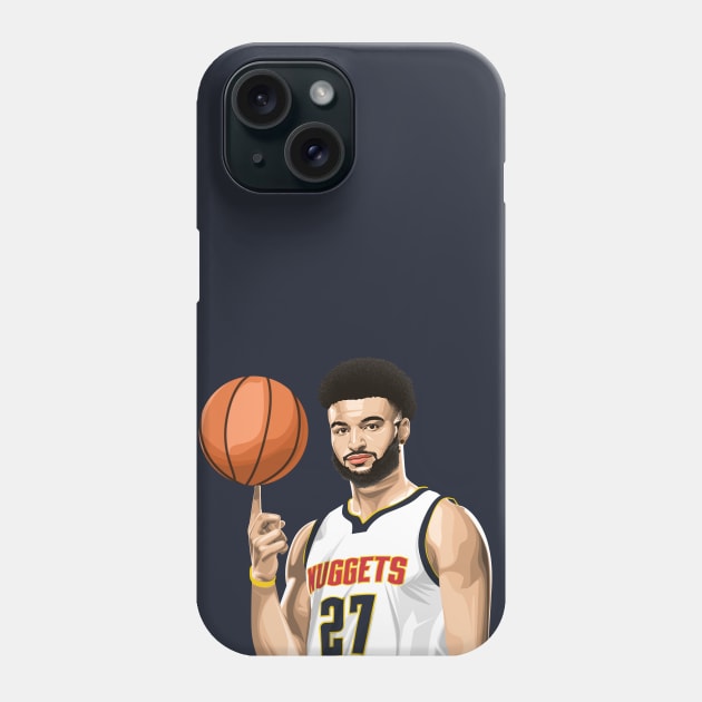 Jamal Murray Phone Case by knnthmrctn