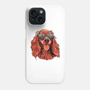 Summer dog in sunglasses, summer Phone Case