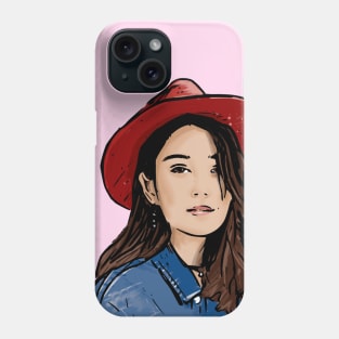 Woman in the Red Hat Phone Case