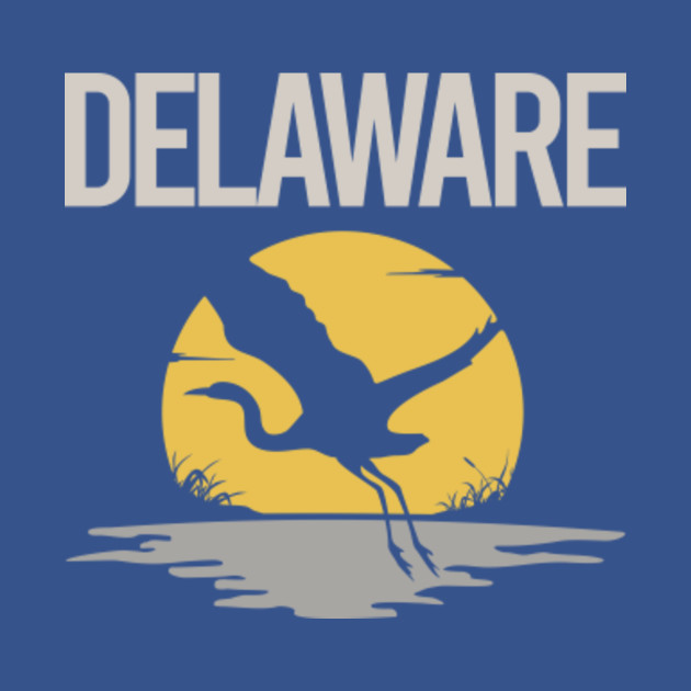 Discover Flying Stork Delaware State - Delaware - T-Shirt