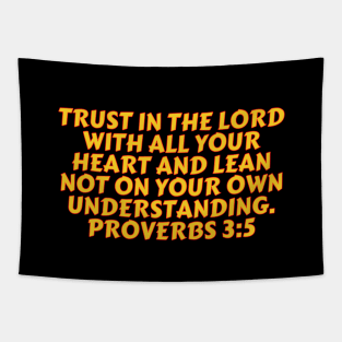 Bible Verse Proverbs 3:5 Tapestry