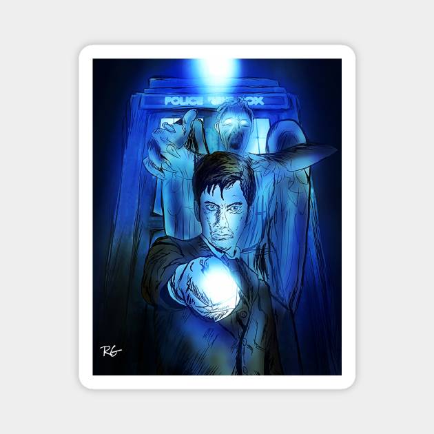 Doctor who Magnet by RG Illustration