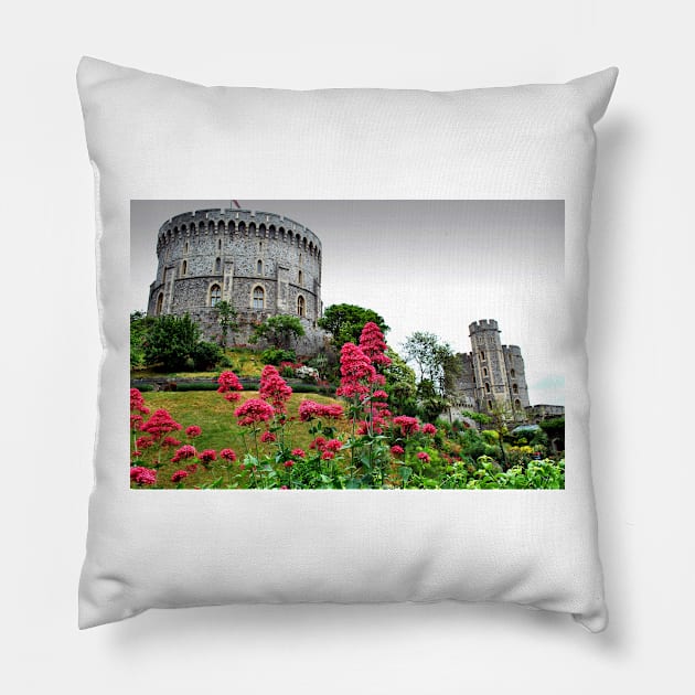 Windsor Castle Berkshire England UK Pillow by Andy Evans Photos