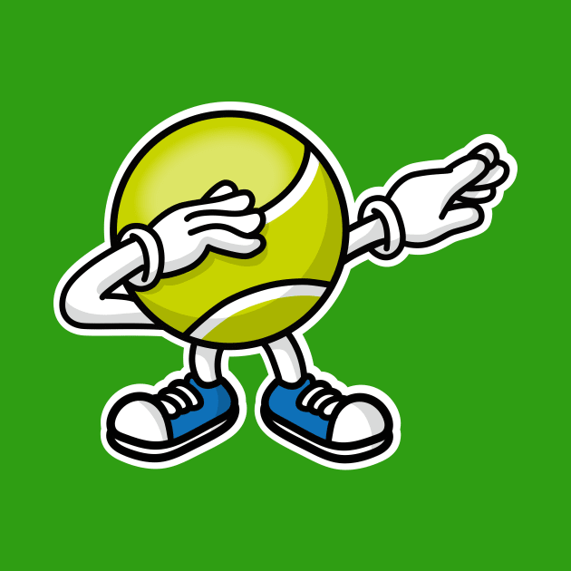 Dab dabbing tennis ball by LaundryFactory