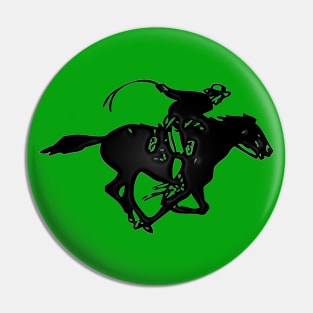 Western Era - Cowboy on Horseback 3 Pin