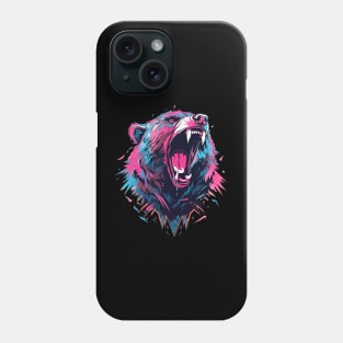 angry bear Phone Case