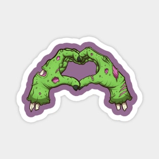 Valentine Zombie Hands Magnet