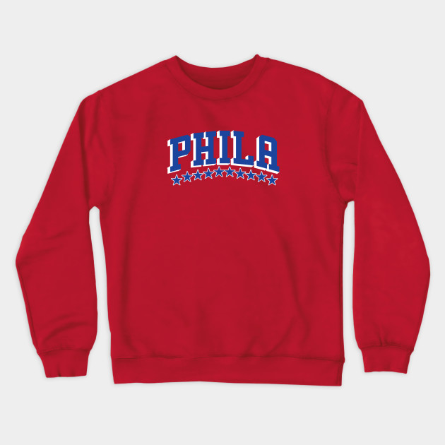 sixers crewneck sweatshirt