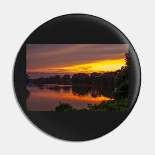 Sunset on the Tred Avon River, Maryland Pin