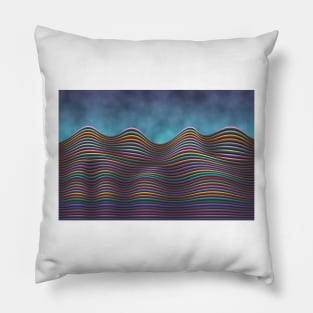 The Rolling Hills Of Subtle Differences Pillow