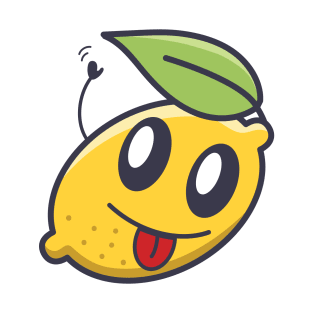 Kawaai Waving Lemon T-Shirt