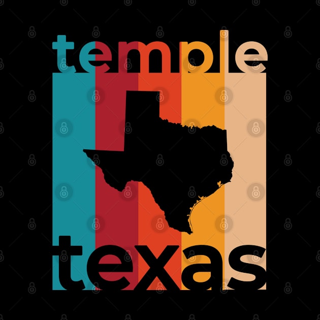 Temple Texas Retro by easytees